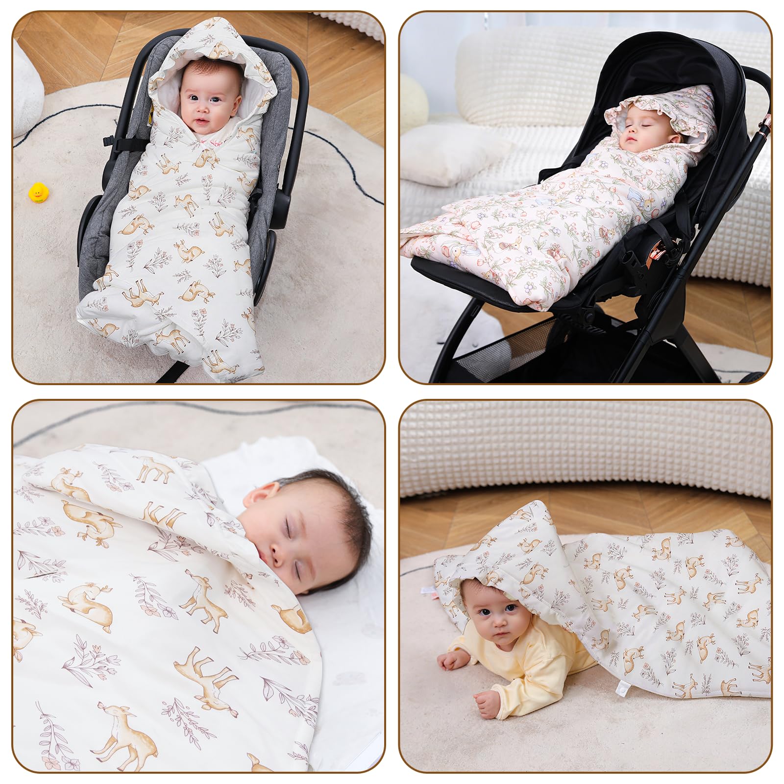 LAT LEE AND TOWN gift-ready winter baby blanket for new parents