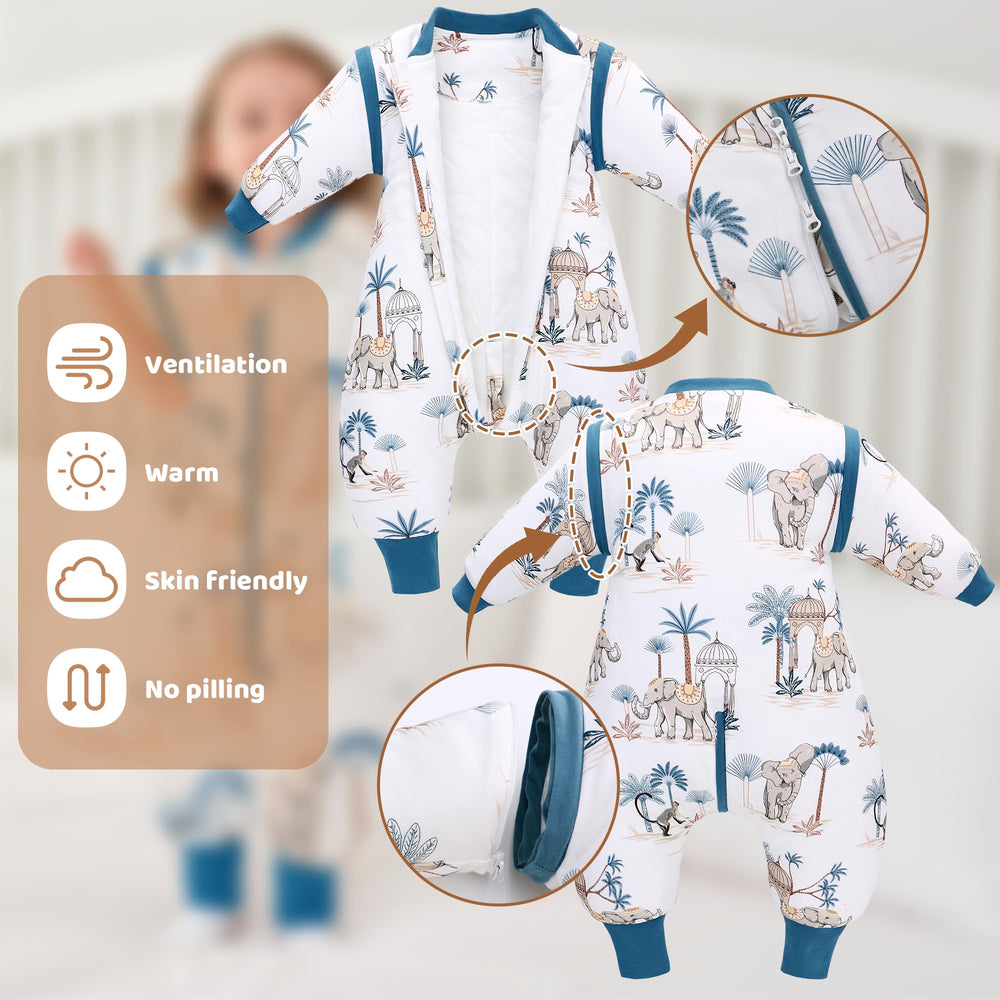 LAT LEE AND TOWN detachable sleeves sleep bag adapts to room temperature