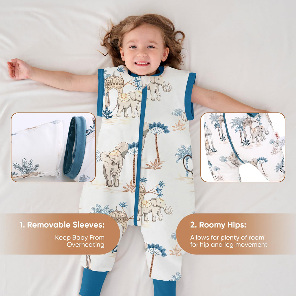 LAT LEE AND TOWN 2.5 TOG sleepsuit keeps baby warm