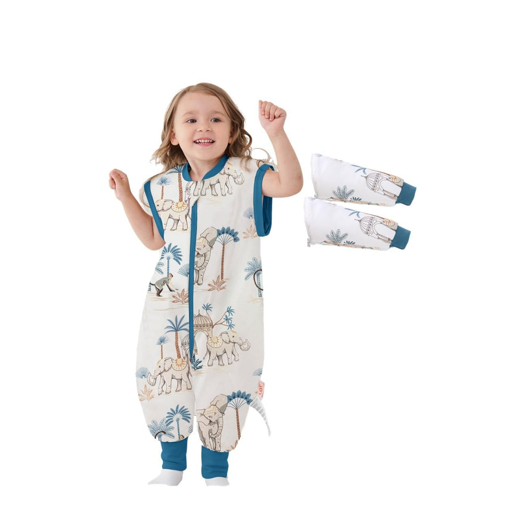 LAT LEE AND TOWN baby sleep bag with feet and zipper for easy dressing