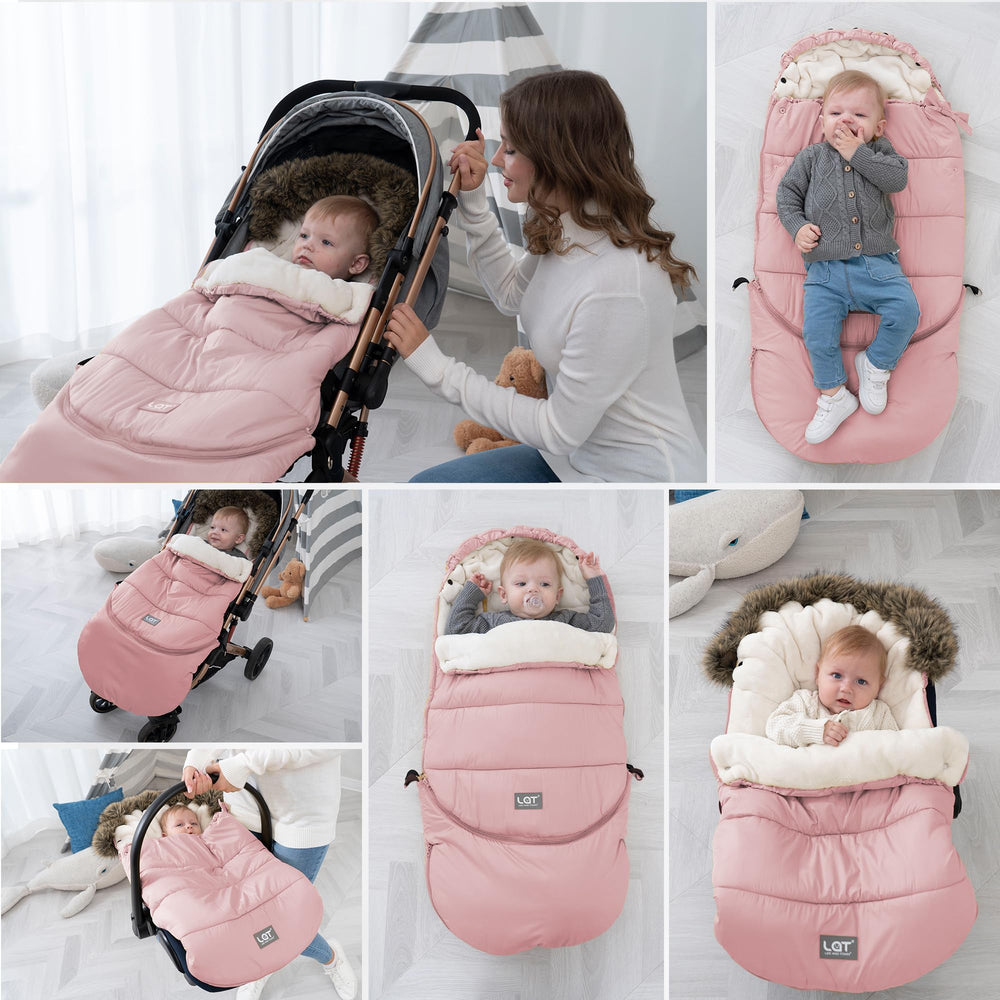 LAT Baby Warm Bunting Bag Machine washable for easy cleaning