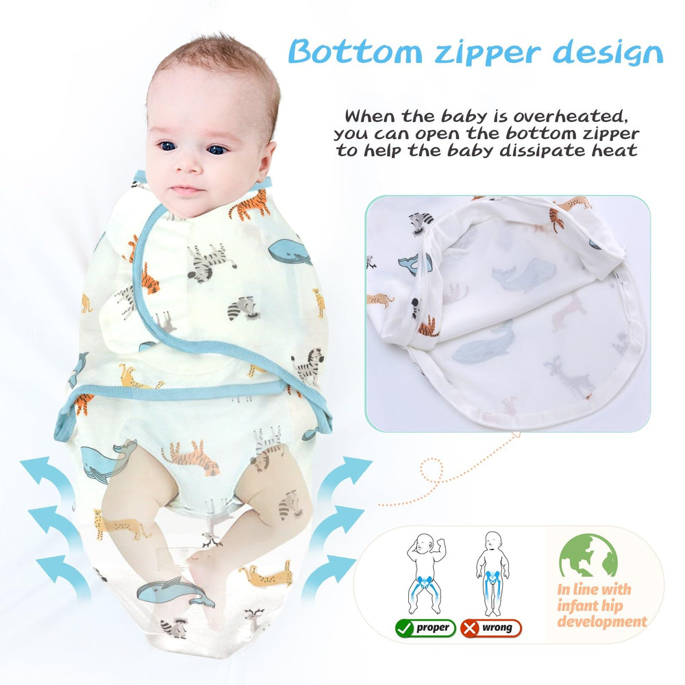 LAT LEE AND TOWN adjustable wings with hook-and-loop for secure fit