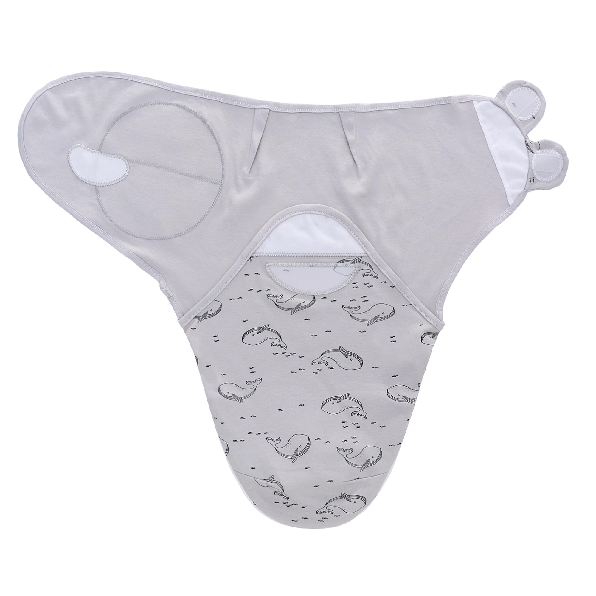 LAT LEE AND TOWN bottom zip swaddle enabling quick diaper changes