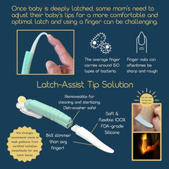LatchLight hands-free wearable design lets you cradle baby while lighting the feeding area.