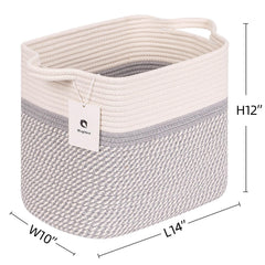 Laughbird toy-storage white-gray enhances closet organization.