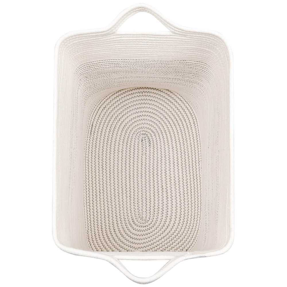 Laughbird blankets storage use case emphasizes soft material capacity and tidy room aesthetics.