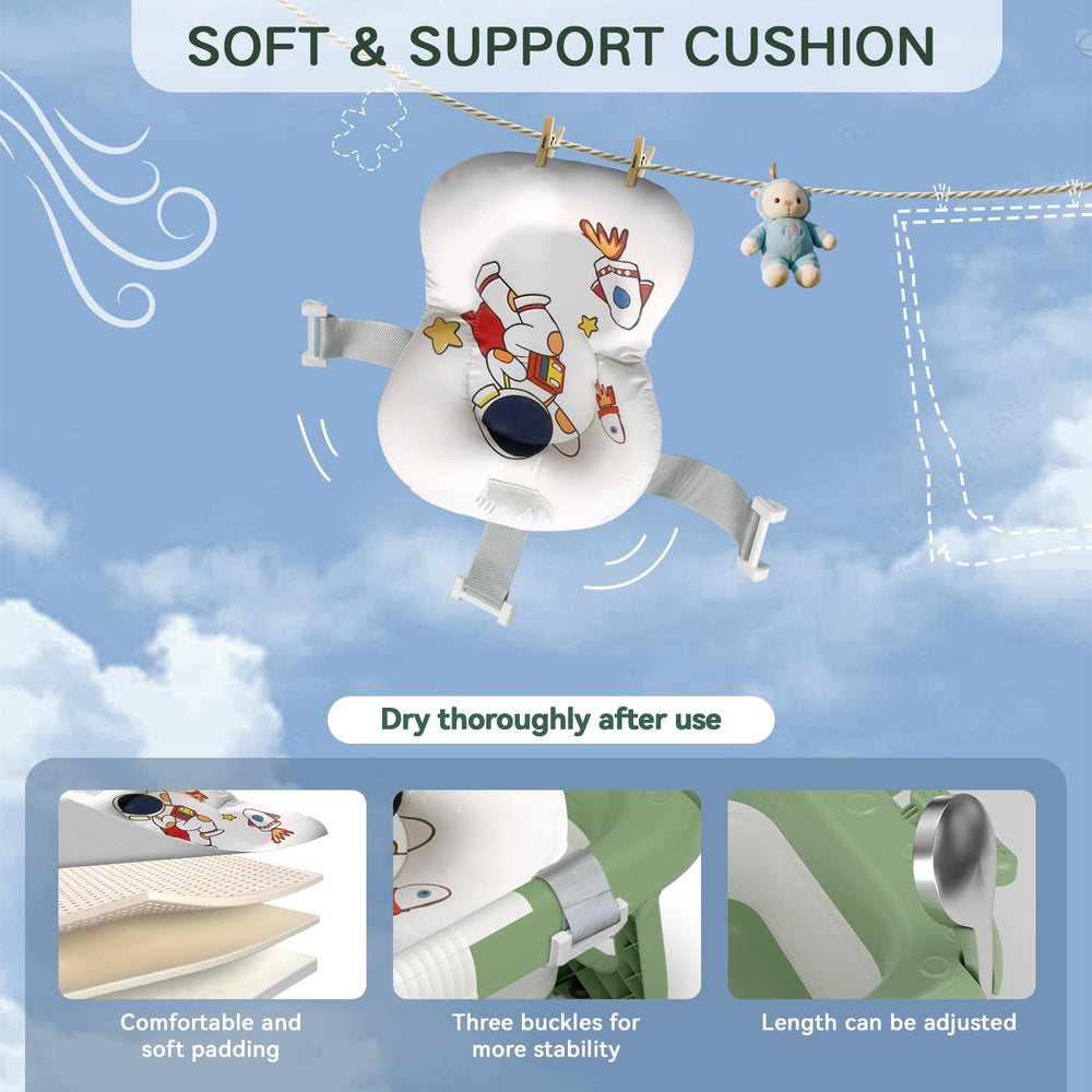 LAUJIA baby bathtub color-changing stopper close-up offers intuitive temperature cues.