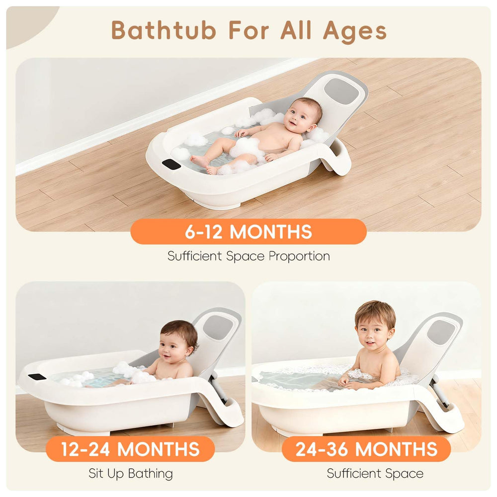 LAUJIA bath kneeler pad adds cushioned knee support for caregiver comfort.