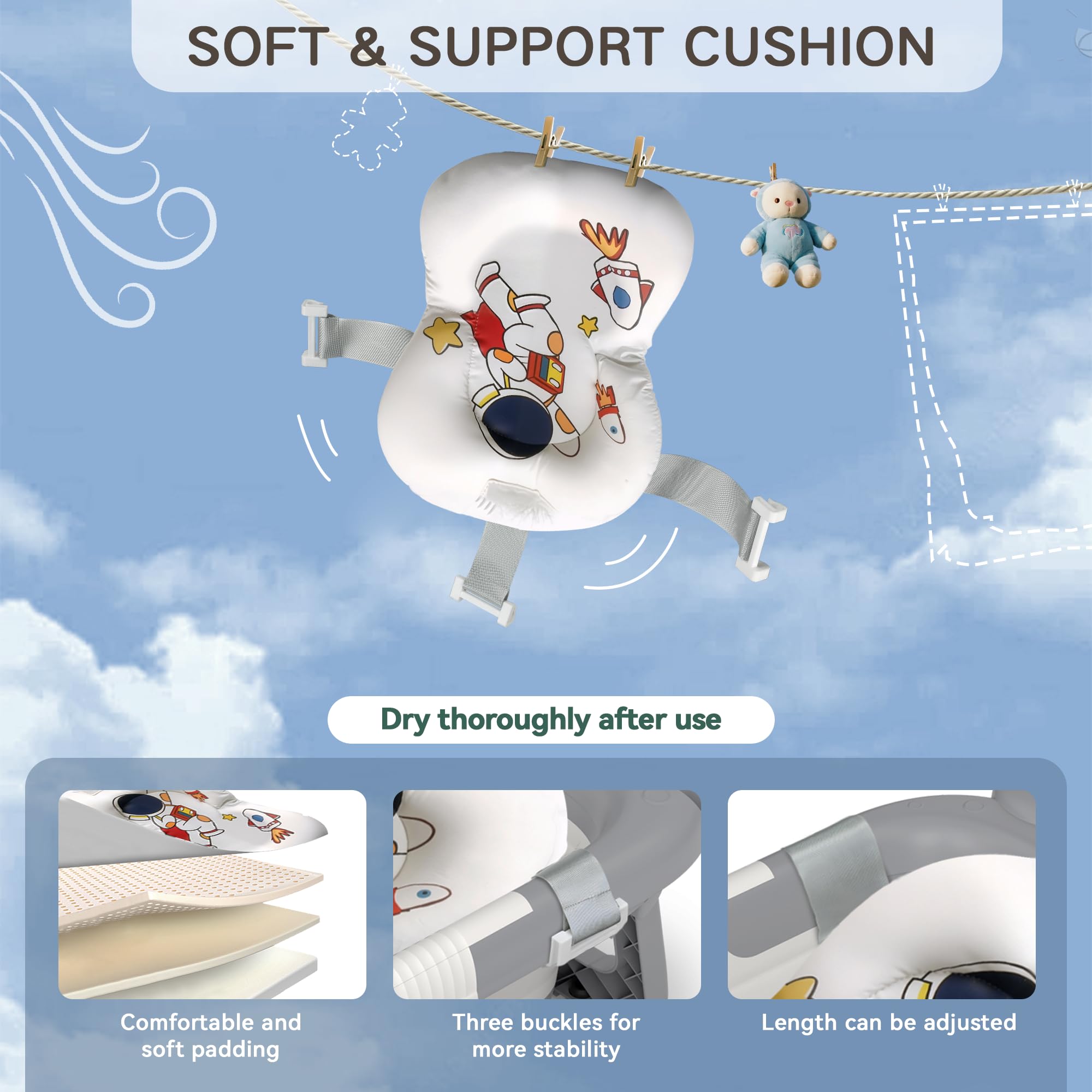 LAUJIA flat-fold design demonstrating compact storage capability.