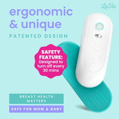 LaVie Lactation Massager heat settings offer gentle warming to support comfortable pumping.