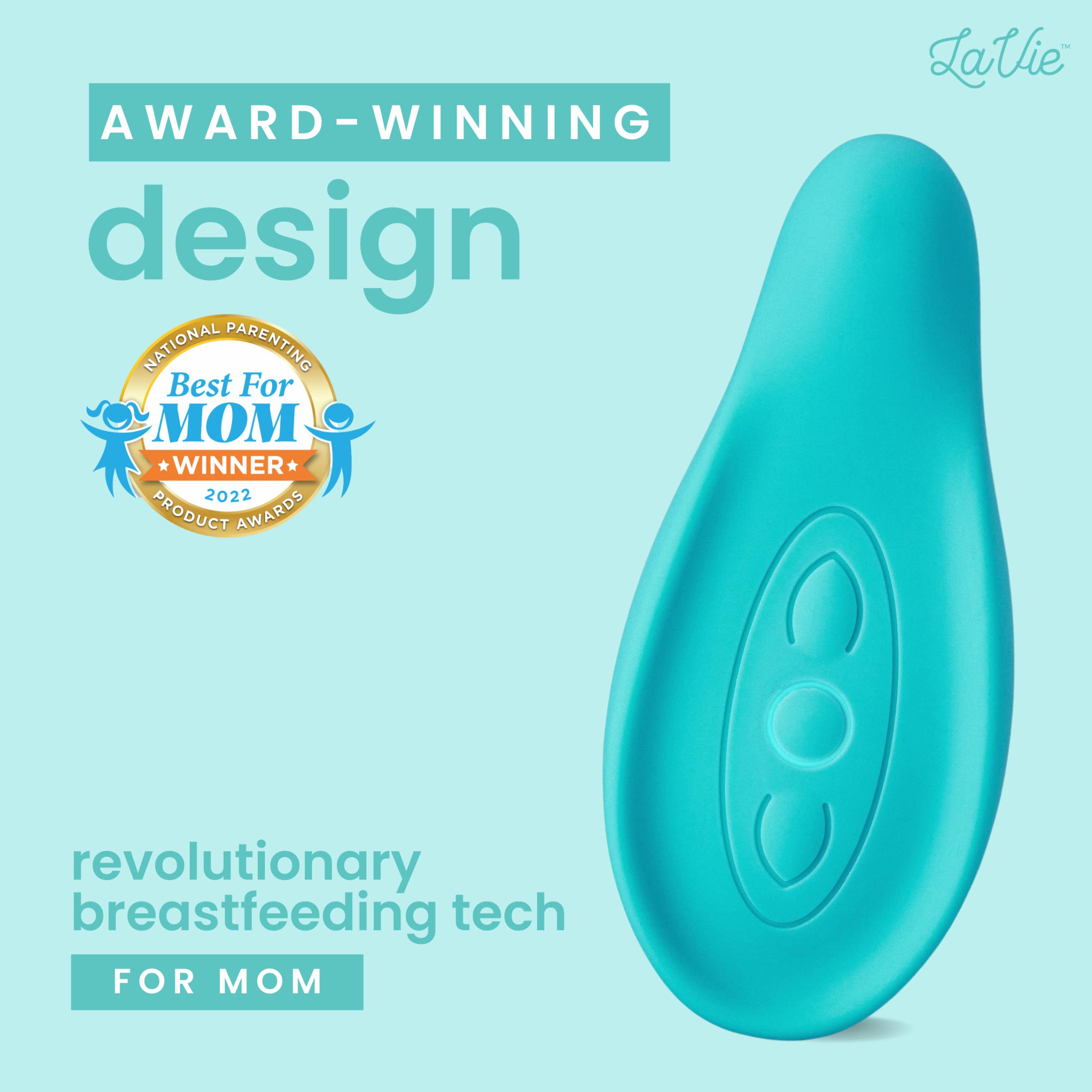 LaVie lactation massager travel-friendly design fits busy nursing moms
