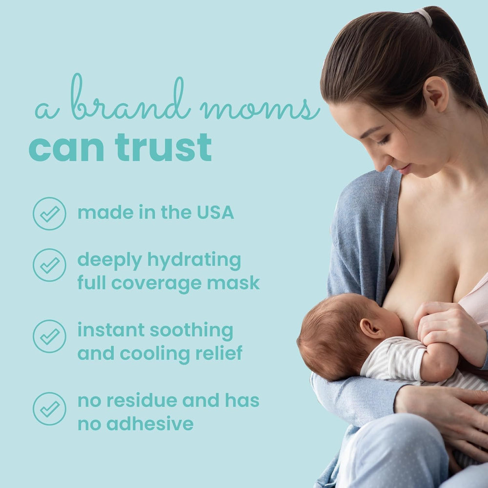 LaVie night-use-breastfeeding-pads illustrate discreet cooling relief during evening feeds.