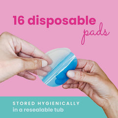 LaVie residue-free-design image demonstrates no rinsing and clean, comfortable wear.
