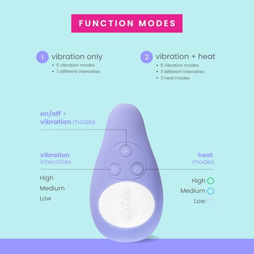 LaVie warming lactation massager use in shower highlights waterproof design for convenience