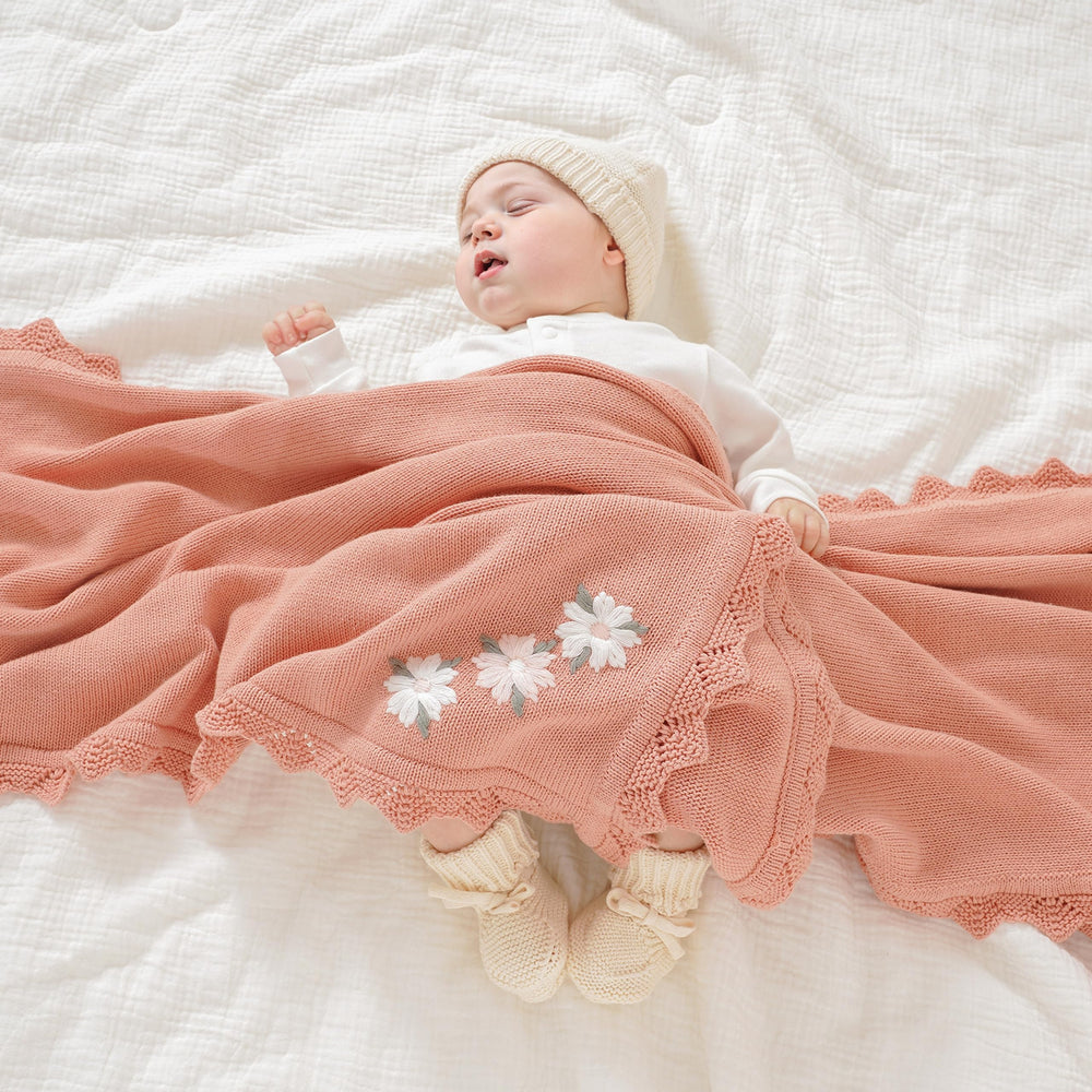 LAWKUL 40x30 blanket laid flat ready for swaddling or cuddling