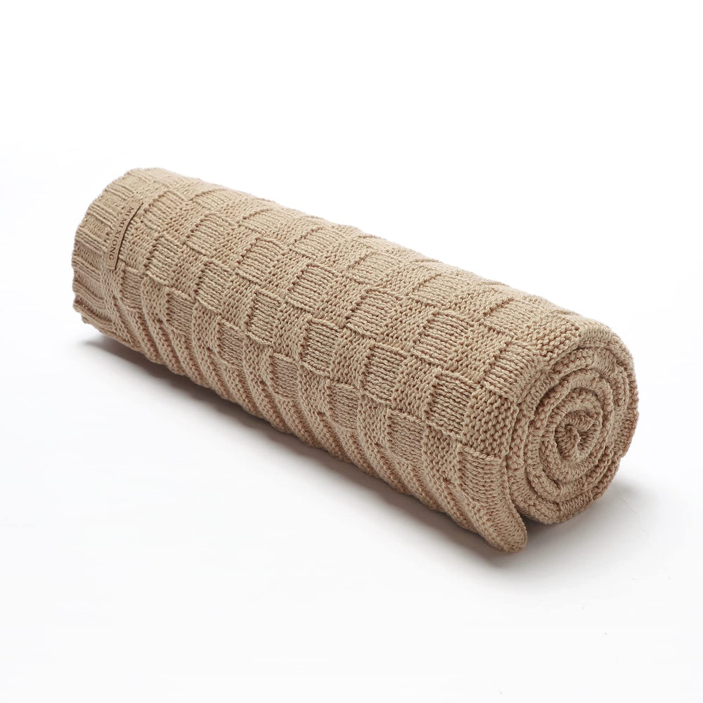 LAWKUL nursery decor-friendly blanket adds soft texture and color