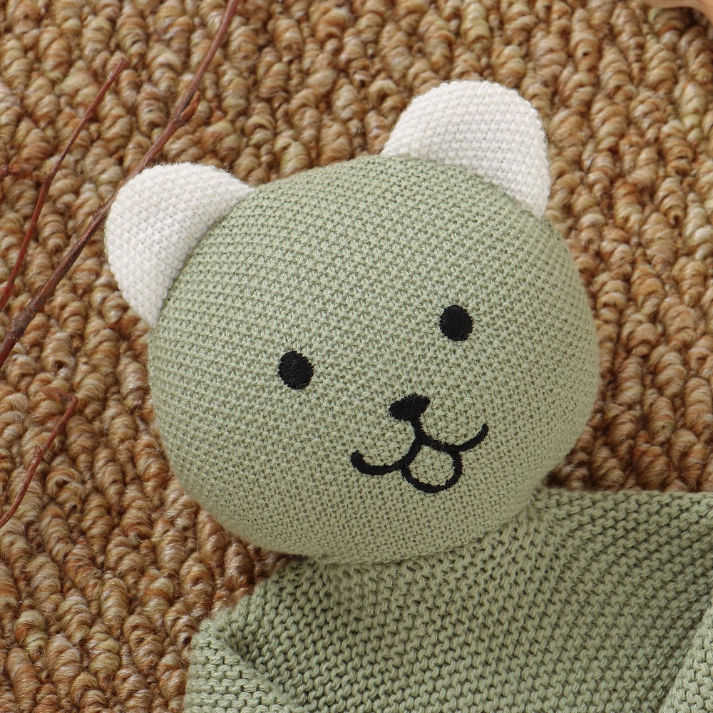 LAWKUL Bear Lovey neutral green design for nurseries and photos