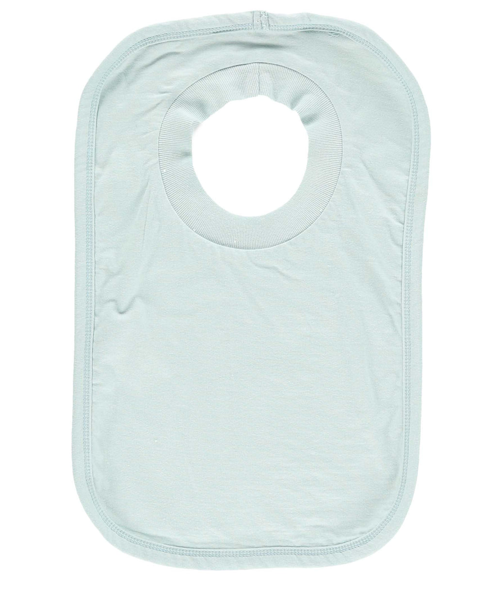 Lazy One soft cotton bib closeup highlights premium fabric for pampered feeding sessions.