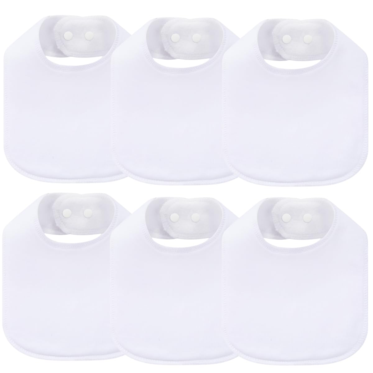 lazyrhino 8-pack baby bibs with soft-absorbent fabric for cozy teething days.