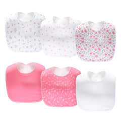 lazyrhino 8pack baby bibs adjustable snaps keeps drool contained during meals