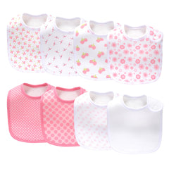 LazyRhino baby bib close-up shows soft, absorbent fabric for drool management.
