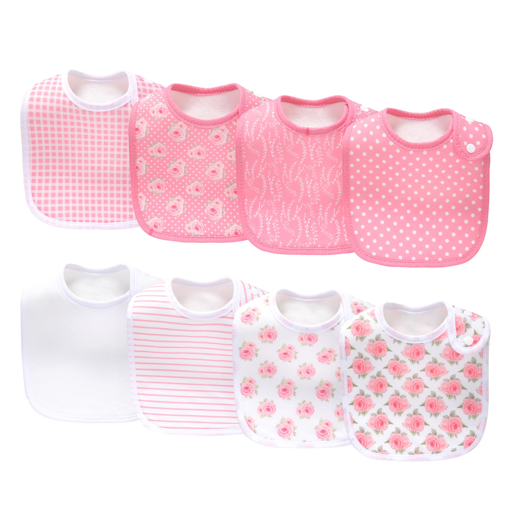 LazyRhino baby bib close-up shows ultra-soft fabric with high absorption for drool