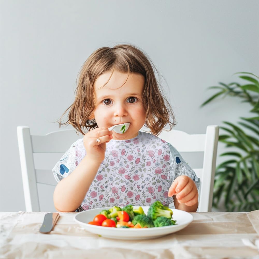 lazyrhino colorful pack of bibs makes everyday laundry easier