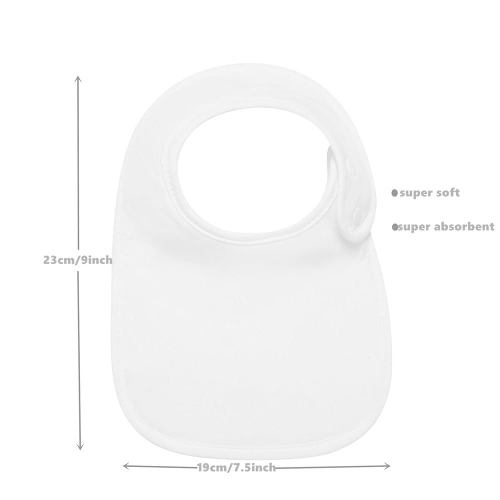 LazyRhino baby bibs with adjustable snaps prevent slipping during feeding.
