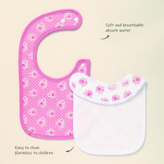 LazyRhino unisex bib design suits boys and girls for daily feeding and teething