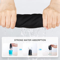 lazyrhino soft-absorbent fabric closeup shows comfort and drool protection for everyday meals.