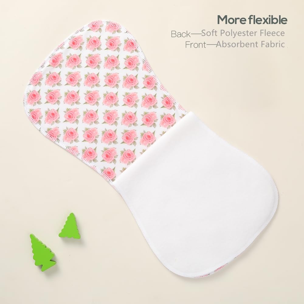lazyrhino burp-cloths absorbent fabric designed to catch spills.