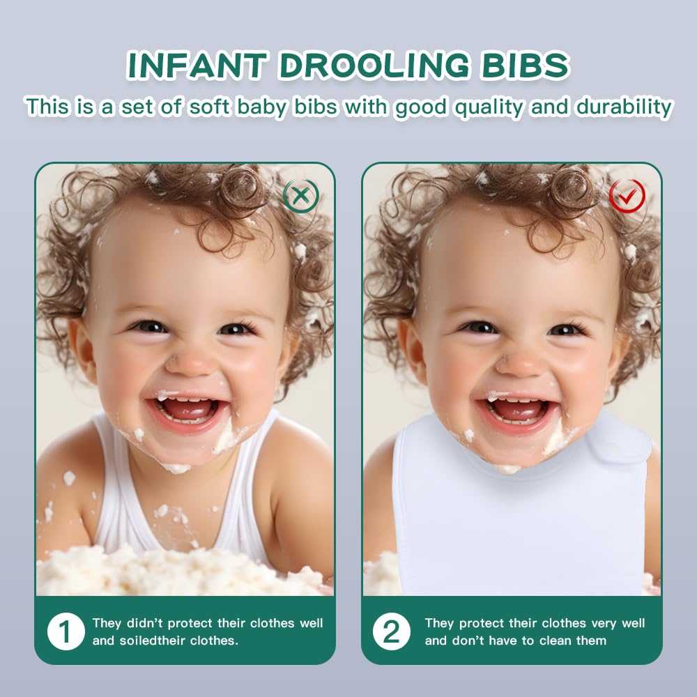 lazyrhino baby bibs teething-friendly close-up emphasizes gentle fabric touch.