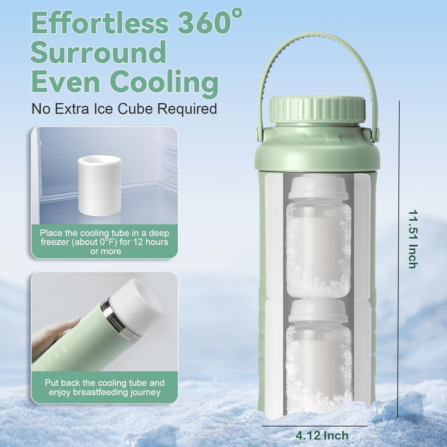 Lazyshine 22oz capacity bottle image emphasizes ample storage for multiple pumping sessions.