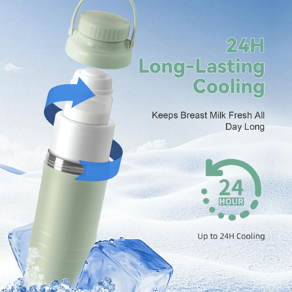 Lazyshine double-wall stainless steel exterior conveys durable, hygienic cooling performance.