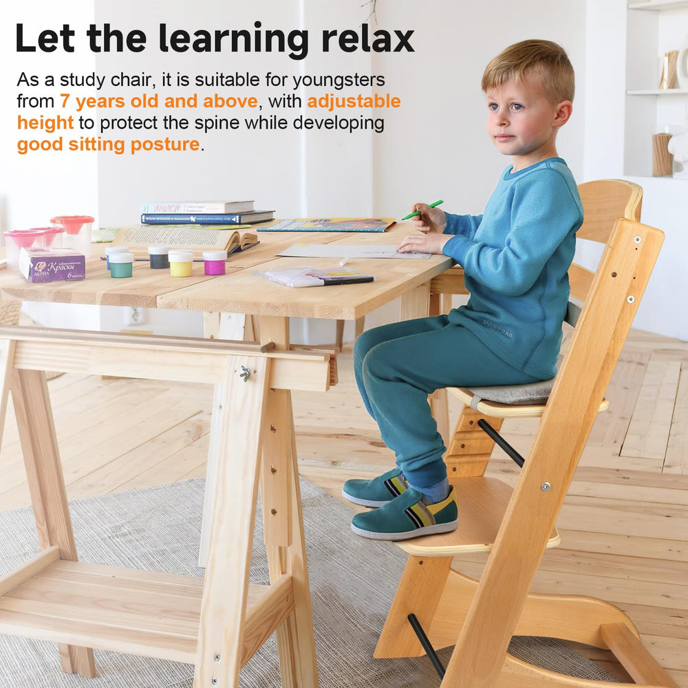 Lcoco&Dream high chair cleanable design with easy disassembly and washable parts.