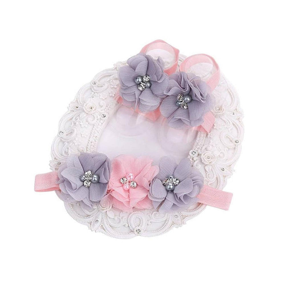 LD DRESS headband with rhinestones adds sparkle for festive outfits.
