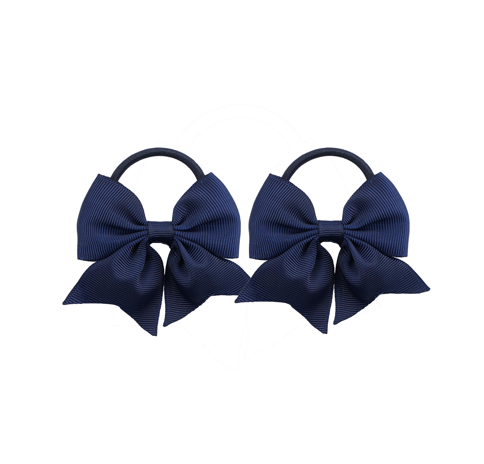 LDDCX Baby Hair Ties Navy Blue Bows Pack keeps little ponytails secure and stylish.
