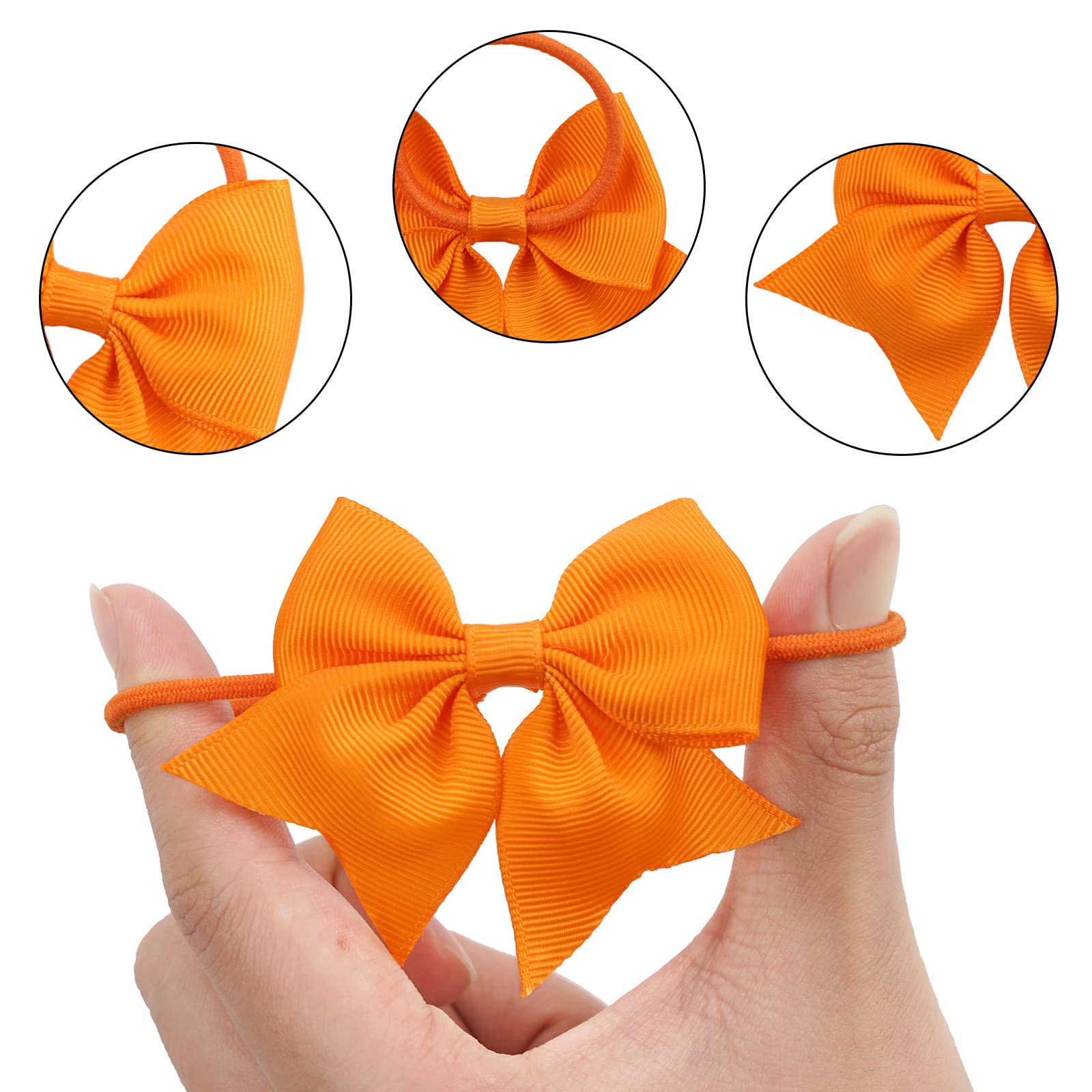 LDDCX hair ties with color matched elastic band showcase reliable ponytail hold.
