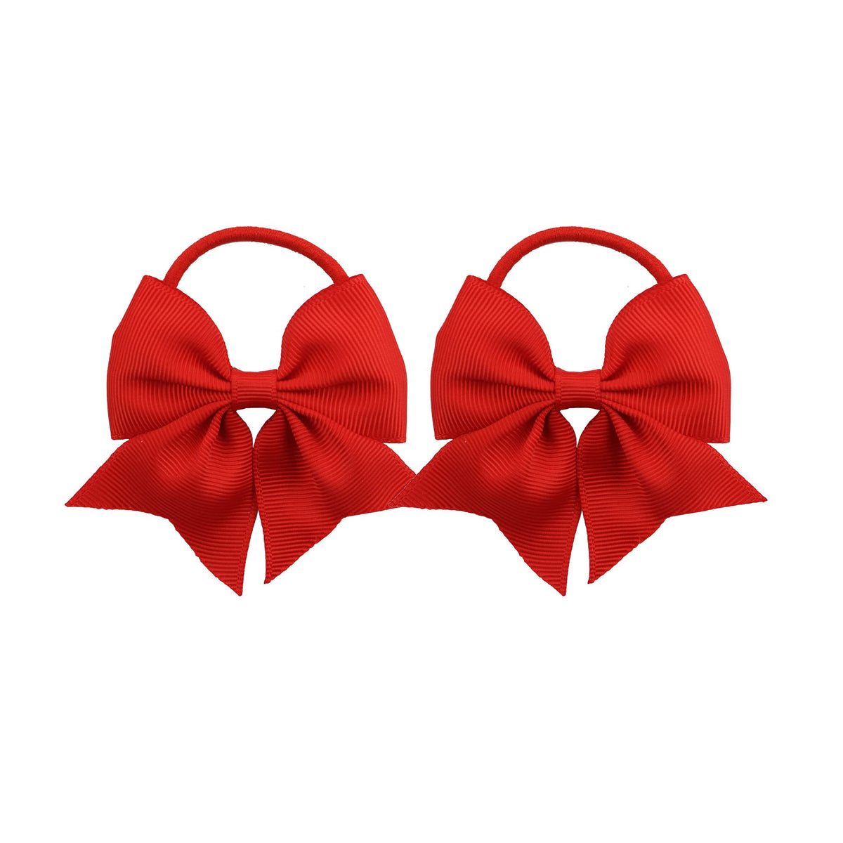 LDDCX baby hair ties with bows red packaging highlighting durable elastic for toddlers