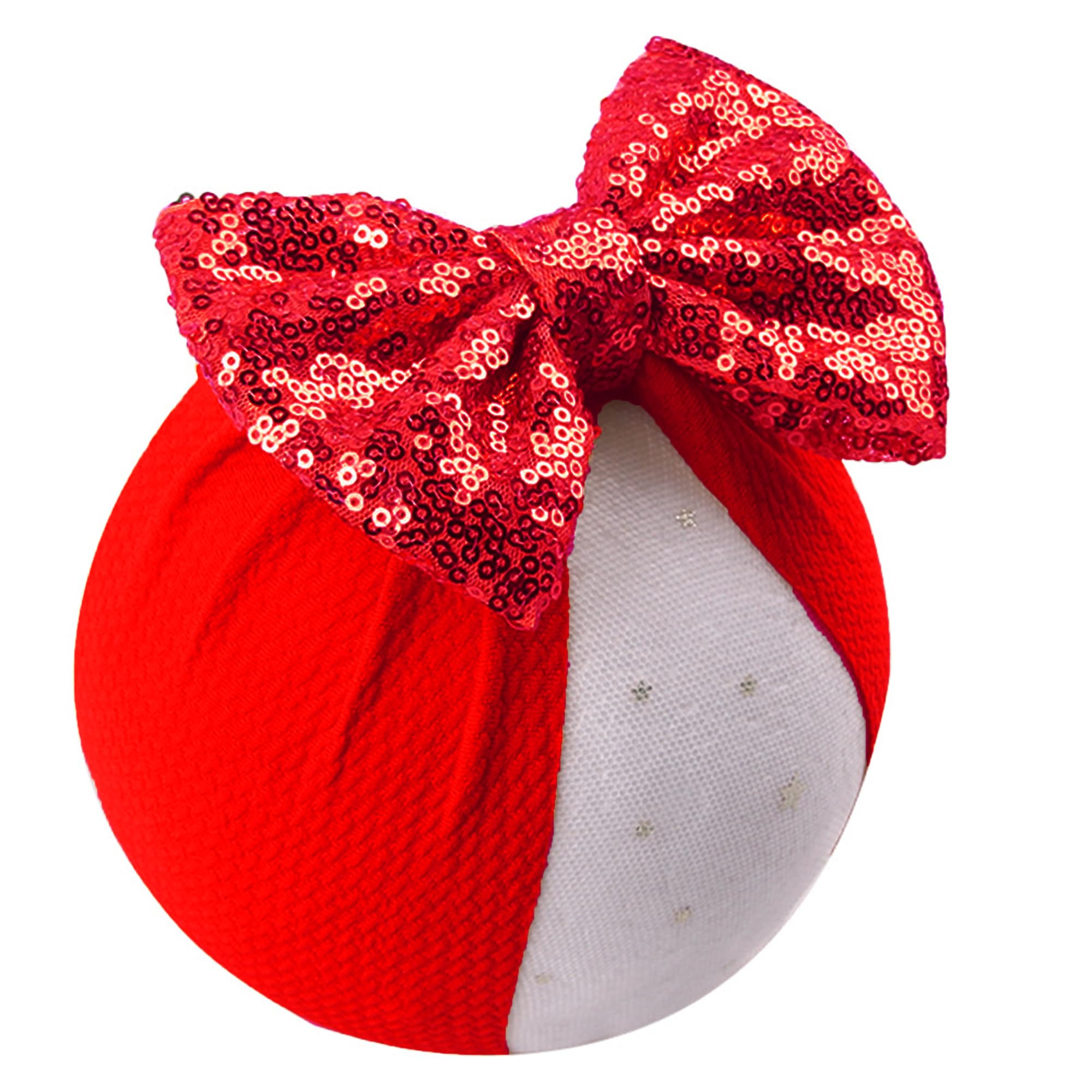 LDDCX glitter bows headband set of 3, versatile outfits for daily wear or photos.