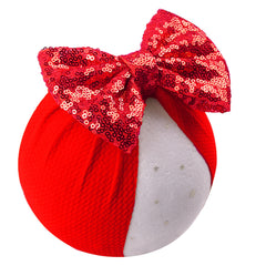 LDDCX glitter bows headband set of 3, versatile outfits for daily wear or photos.