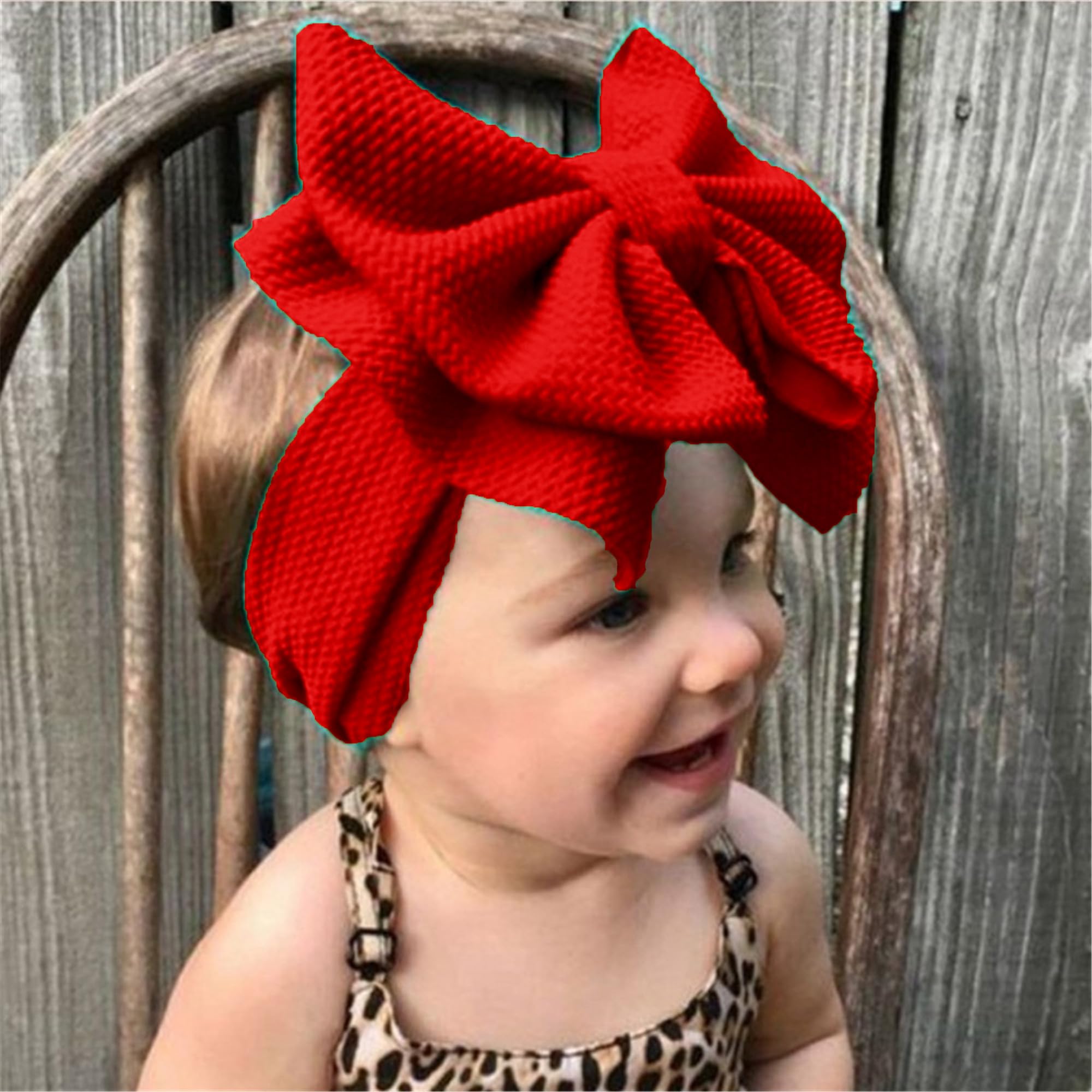 LDDCX headband bows for baby girls suit everyday or special occasions.
