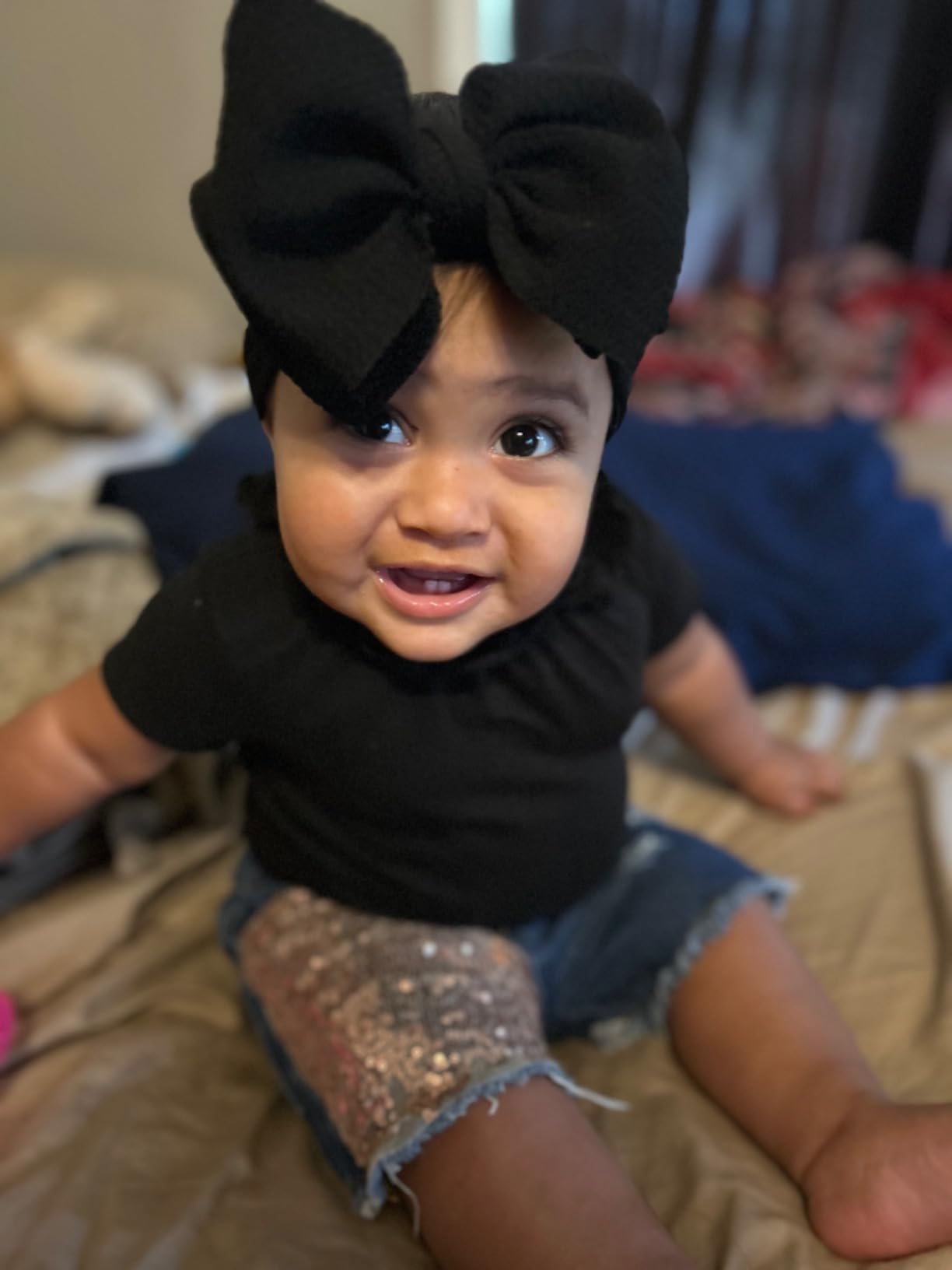 LDDCX newborn headband sized 0-3 years for versatile daily wear.
