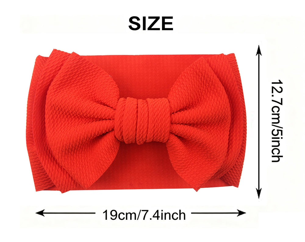 LDDCX red bows, packaged gift-ready for baby showers.