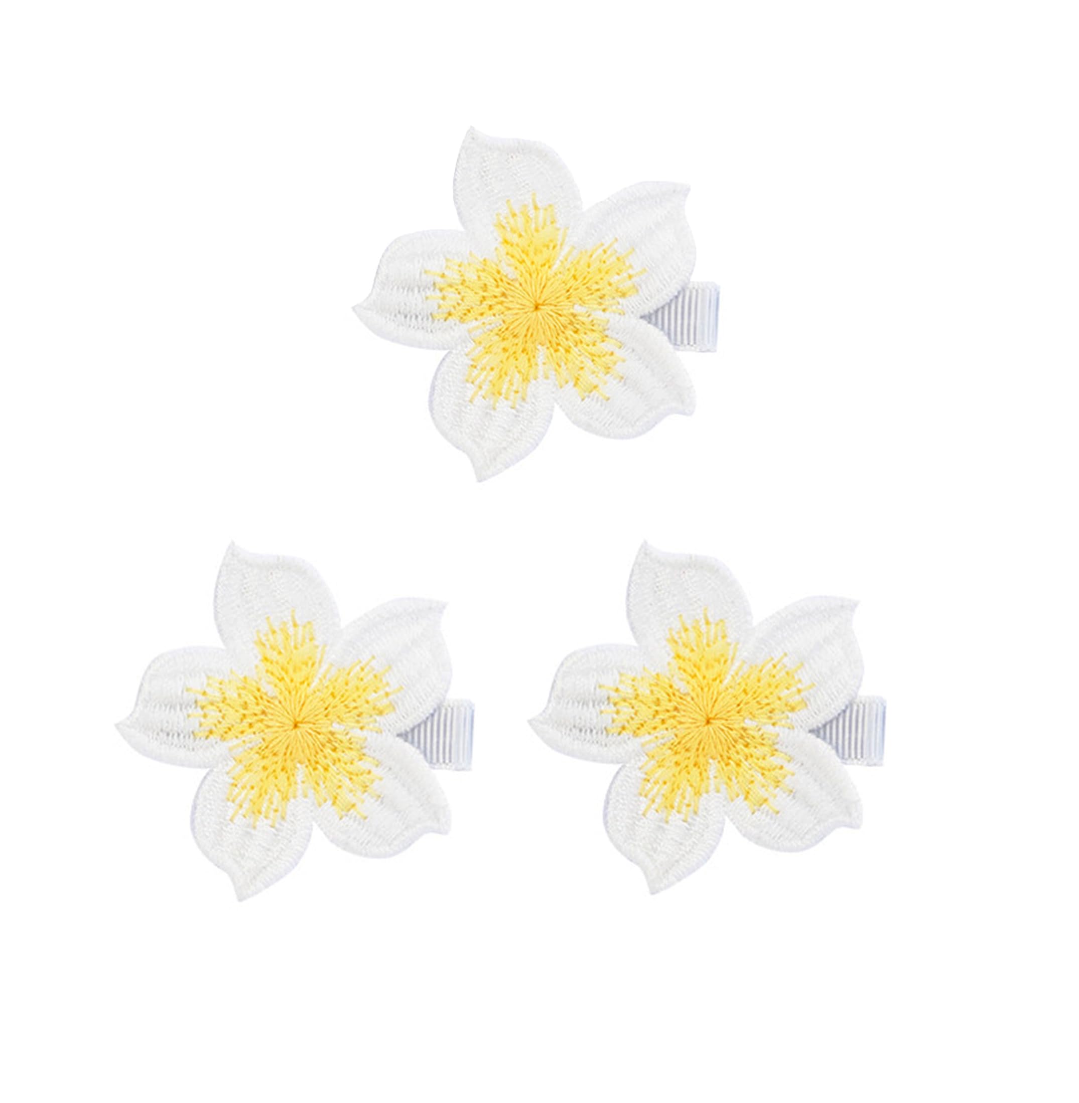 LDDCX white hair clip headband for baby girls offers secure, comfy styling