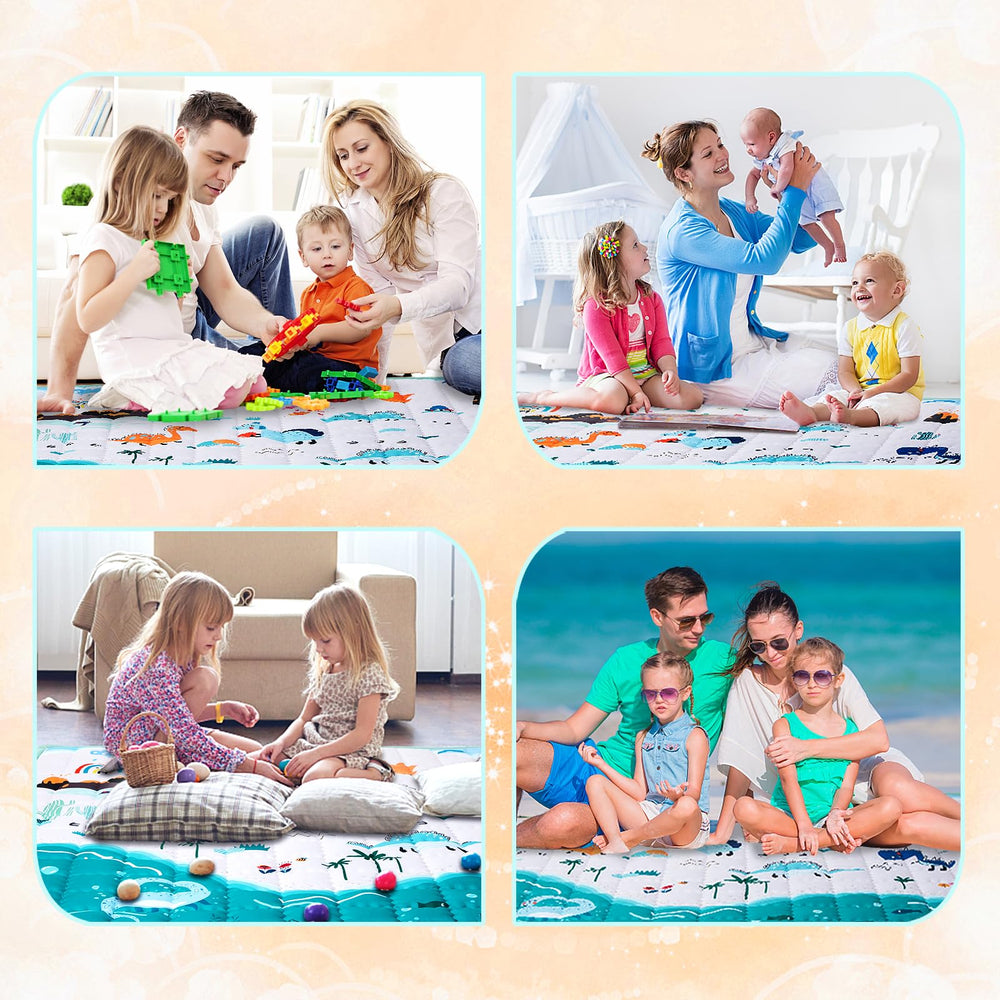 Ldxtechs machine-washable play mat dries quickly for busy families.