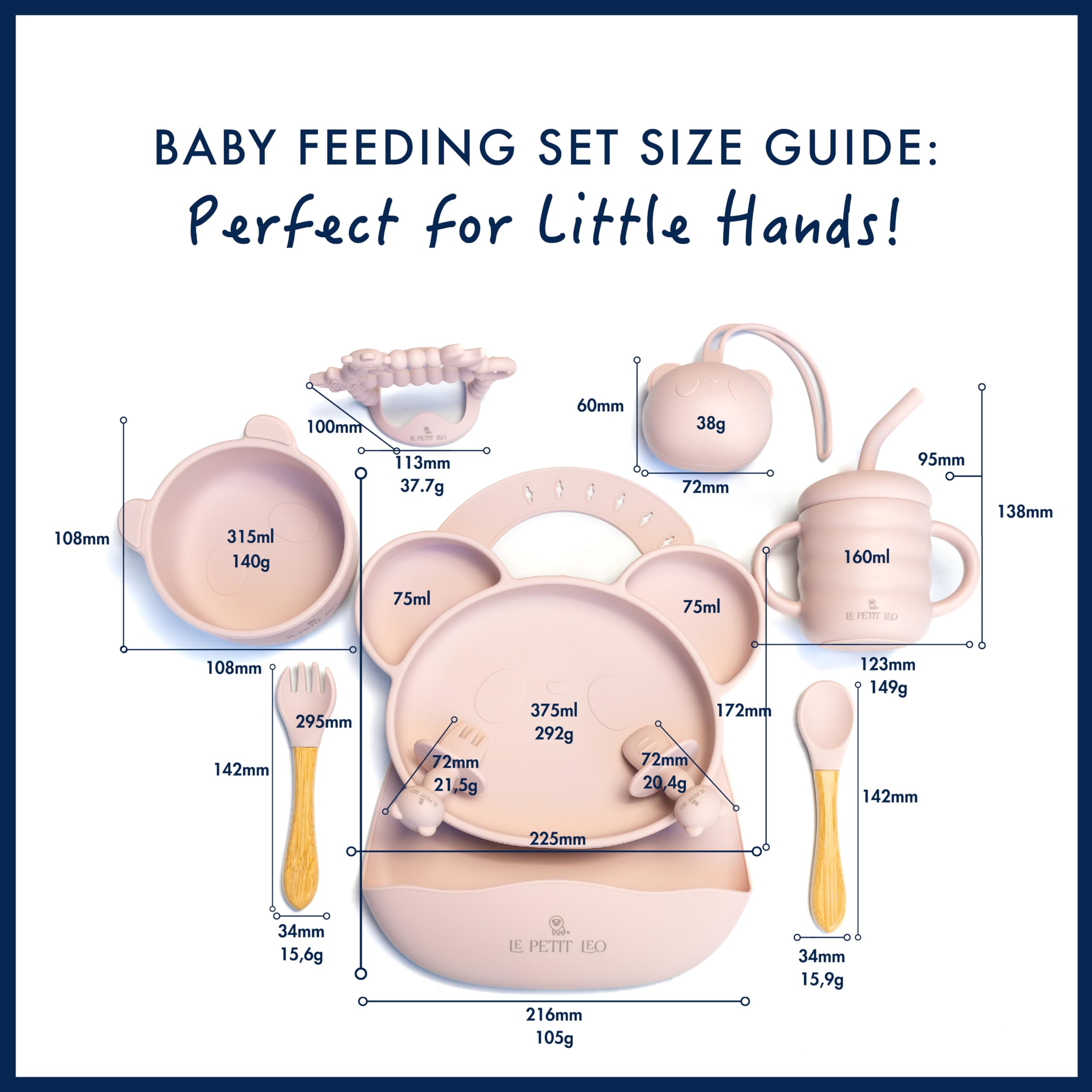 LE PETIT LEO free teething toy box in Angelic Pink provides soothing relief.