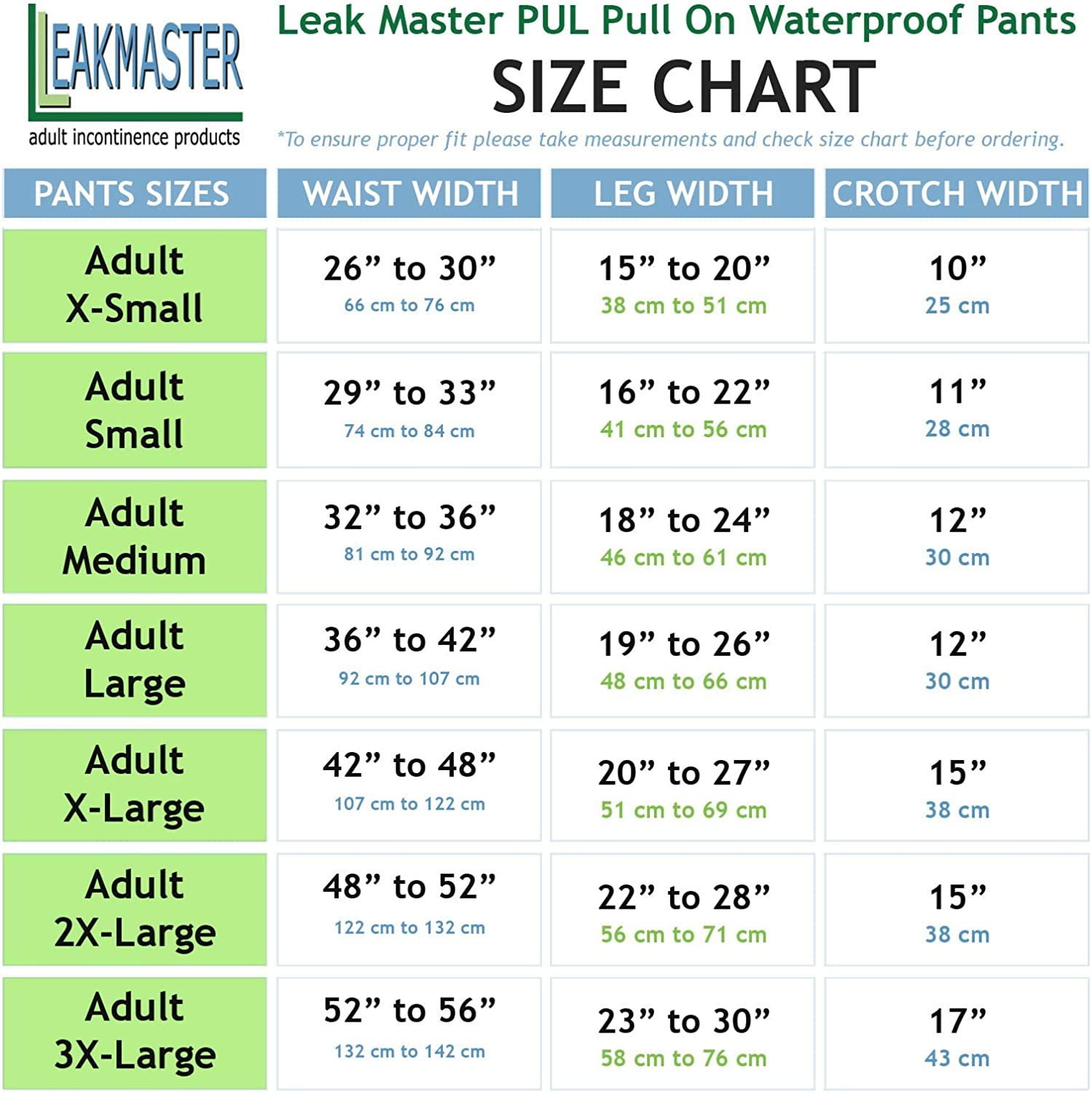LeakMaster PUL Waterproof Pants side profile, breathable and comfortable wear.