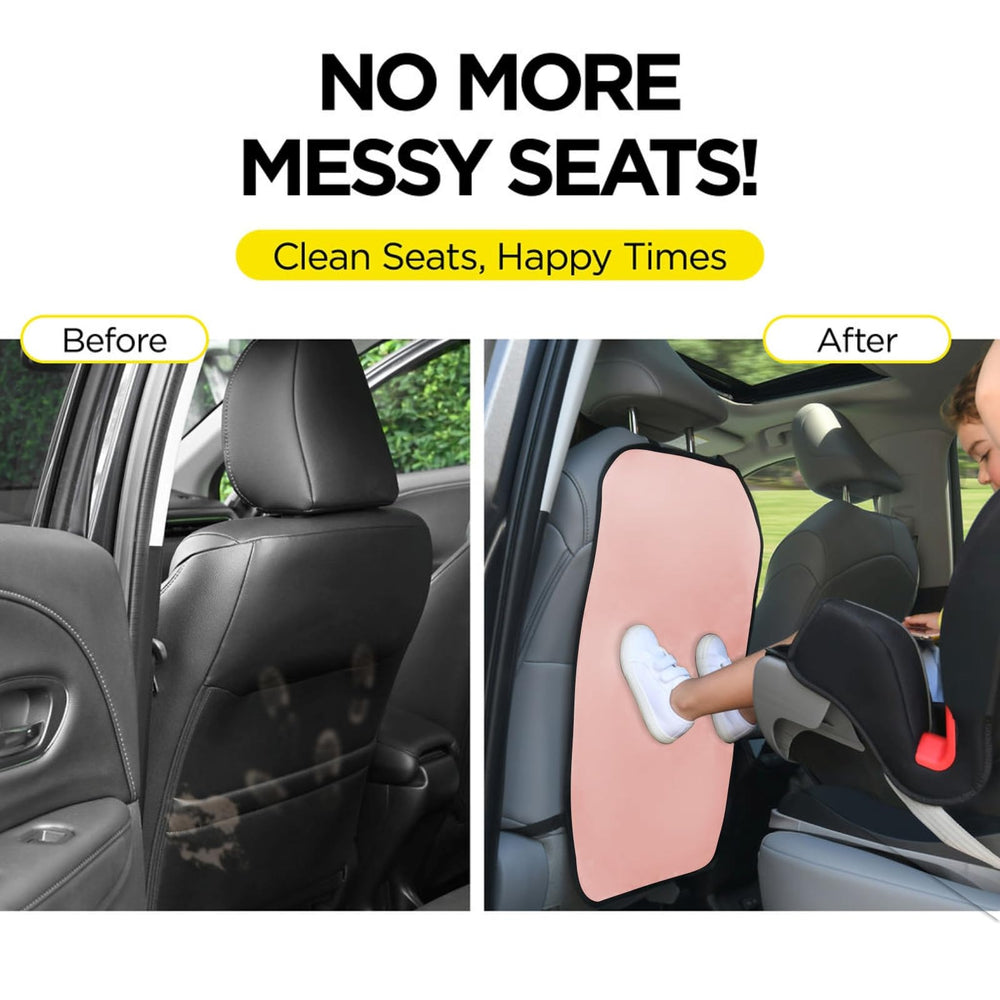 Lebogner back seat cover kids pink in-car use keeps seats pristine