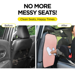 Lebogner back seat cover kids pink in-car use keeps seats pristine